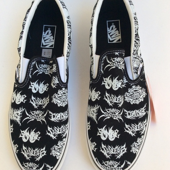 Vans Other - Vans ‘Forgotten Bones’ classic slip on Size 13